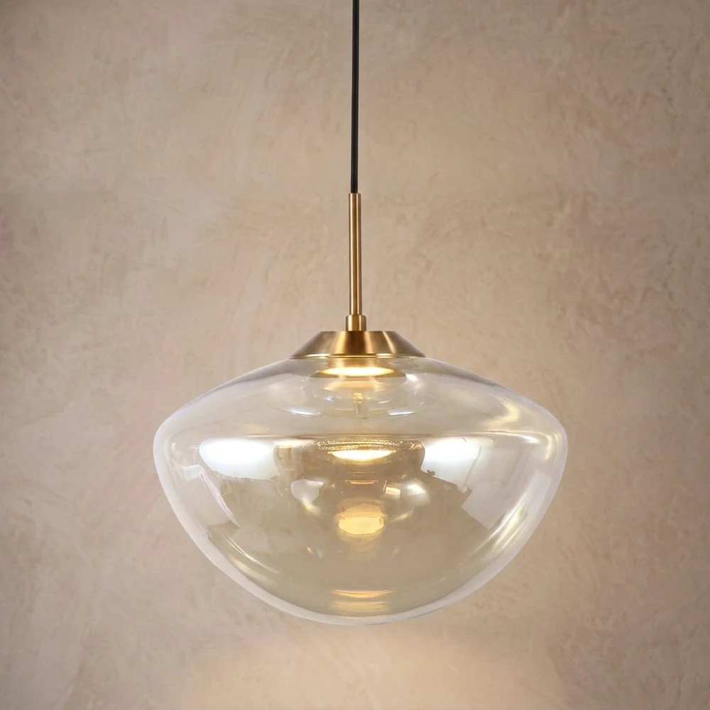 Double-Layer Glass Pendant Light detail