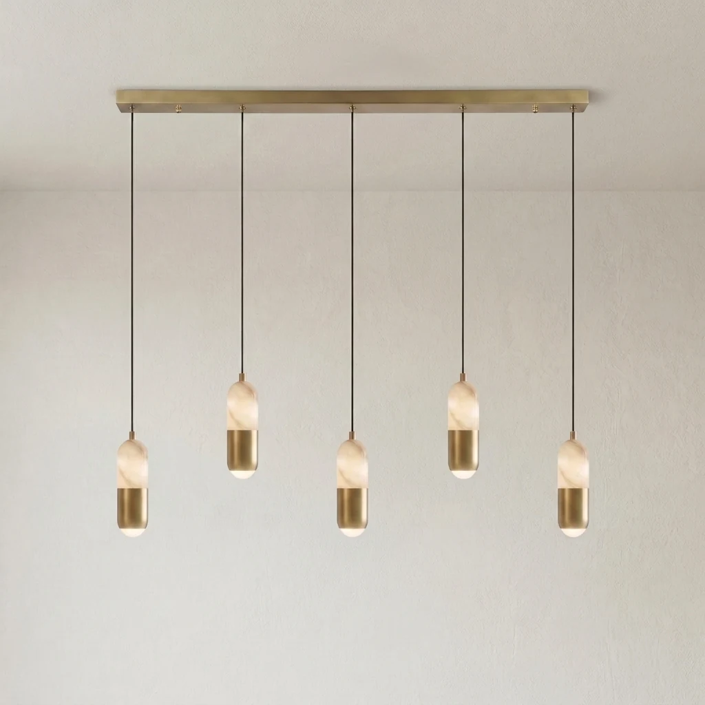 Faux Alabaster Pendant Light-2 detail