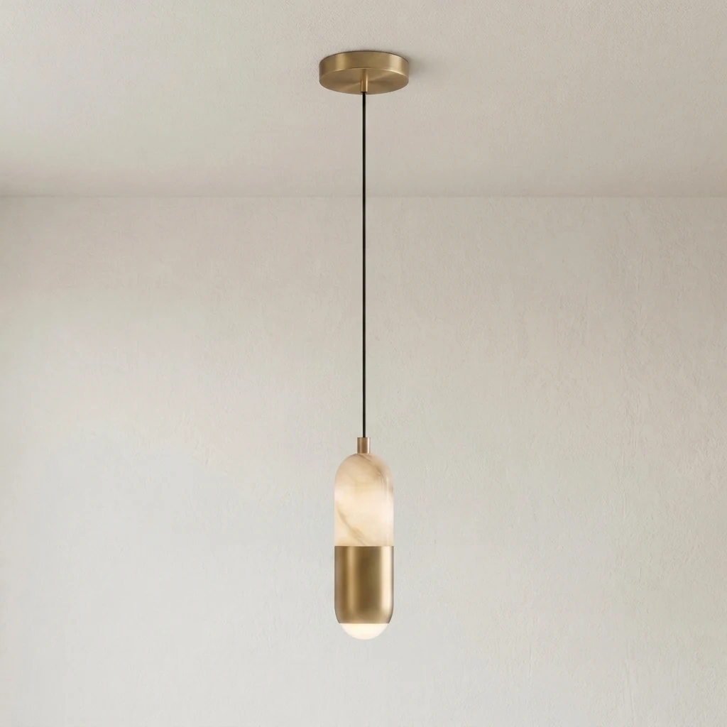 Faux Alabaster Pendant Light-2 detail