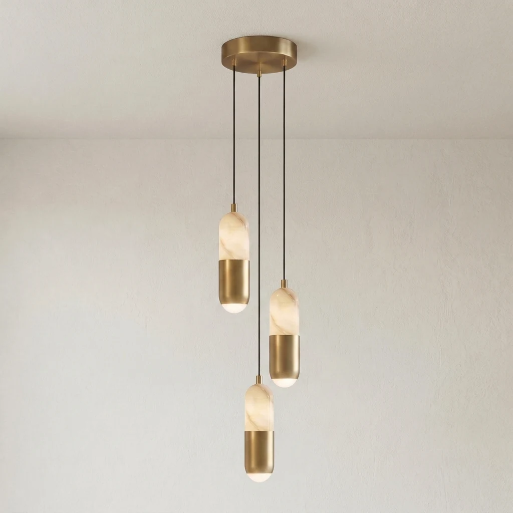 Faux Alabaster Pendant Light-2 detail