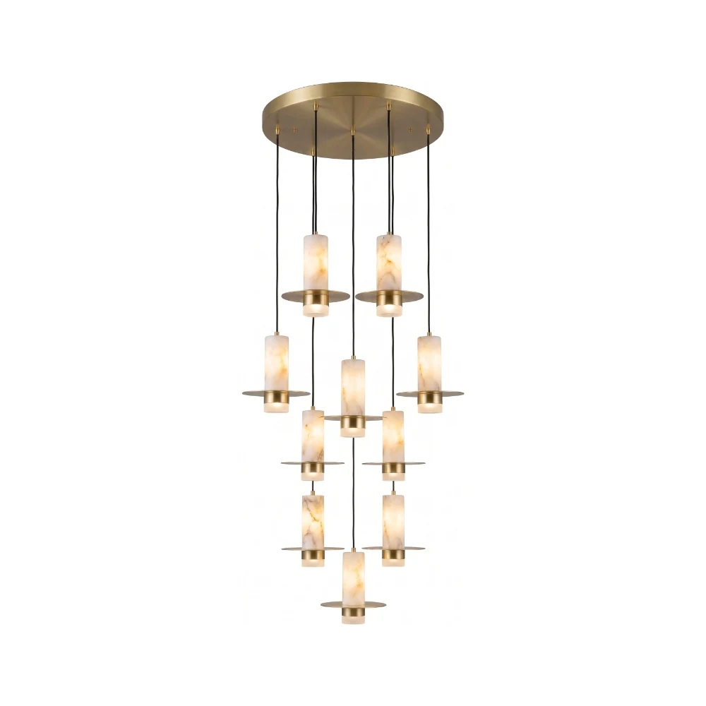 Faux Alabaster Pendant Light Series detail