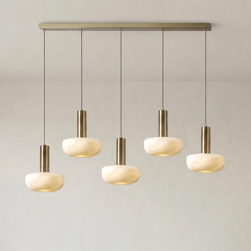 Faux Alabaster Pendant Light detail