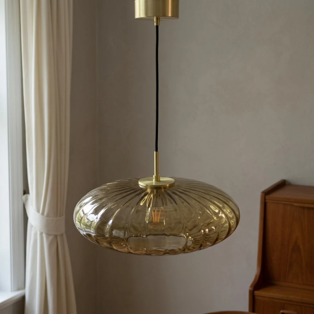 Glass Cluster Chandelier detail