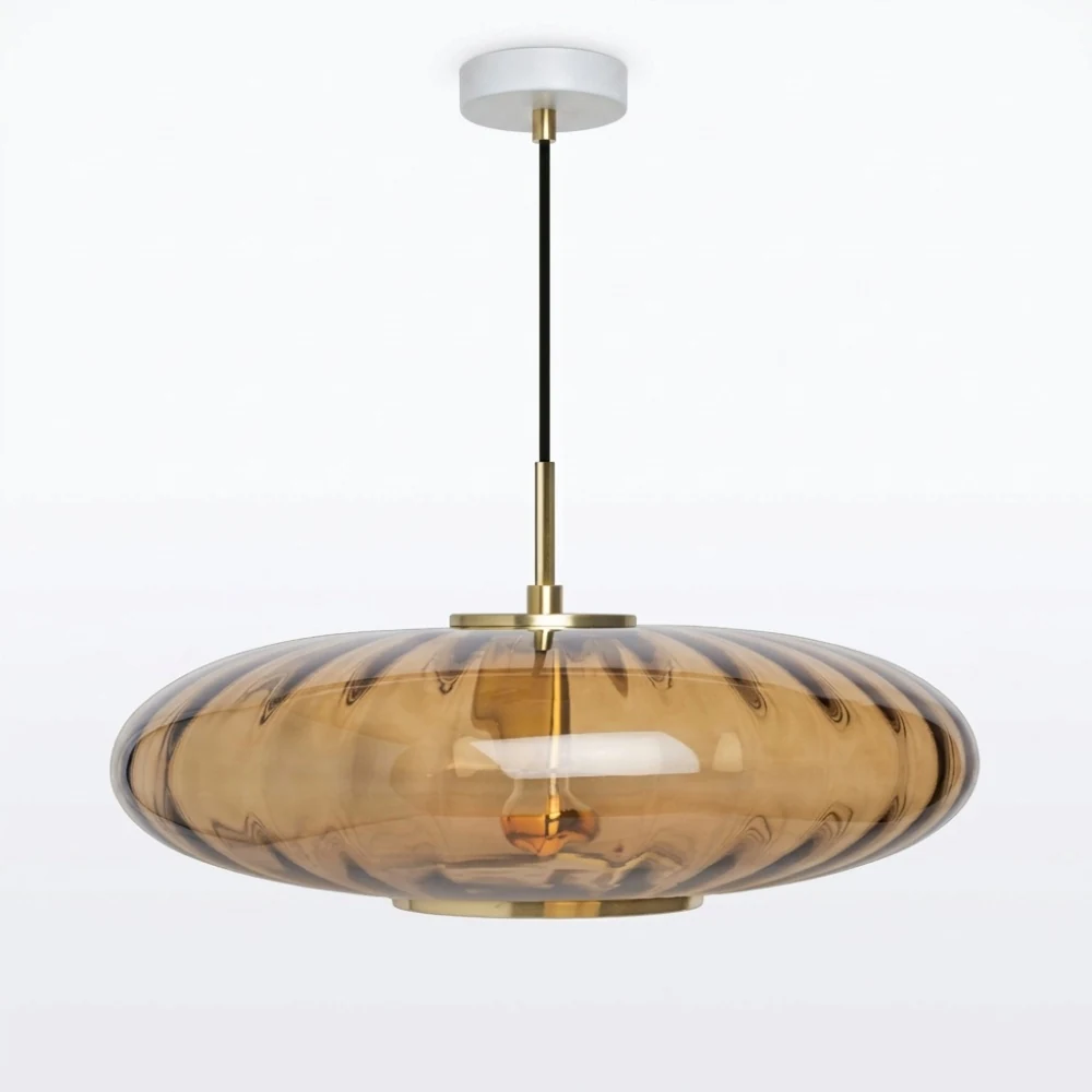 Glass Cluster Chandelier detail
