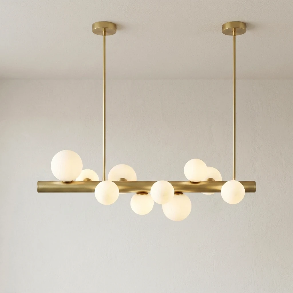 Glass Globe Cluster Pendant Light