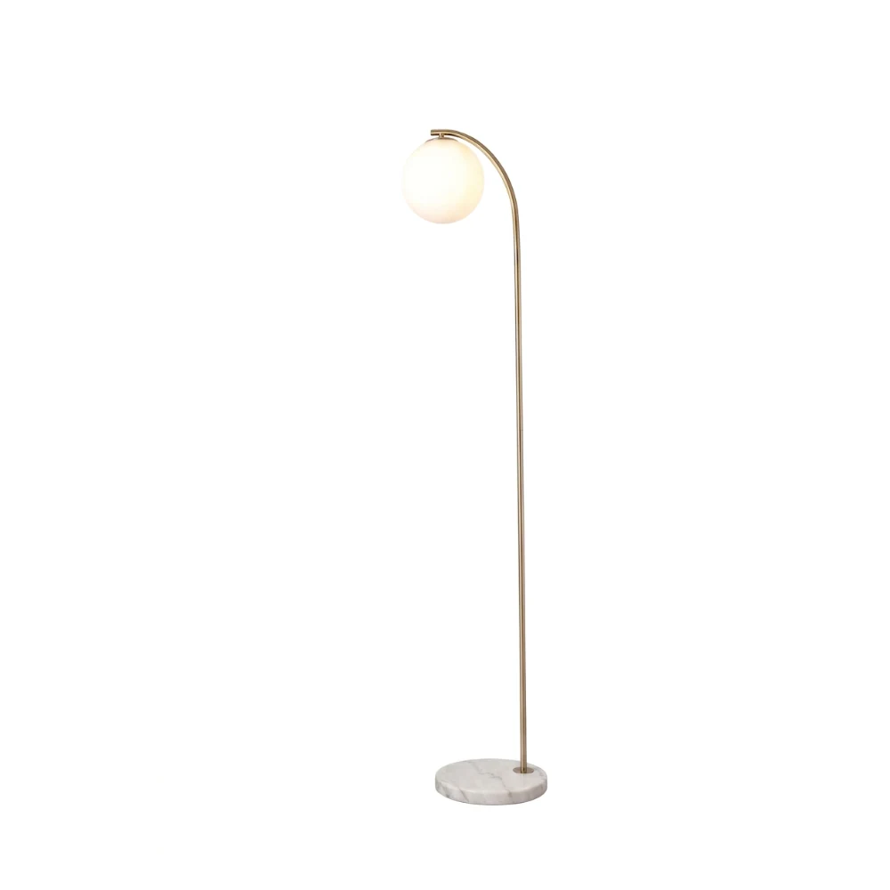 Globe Marble Base Floor Lamp detail