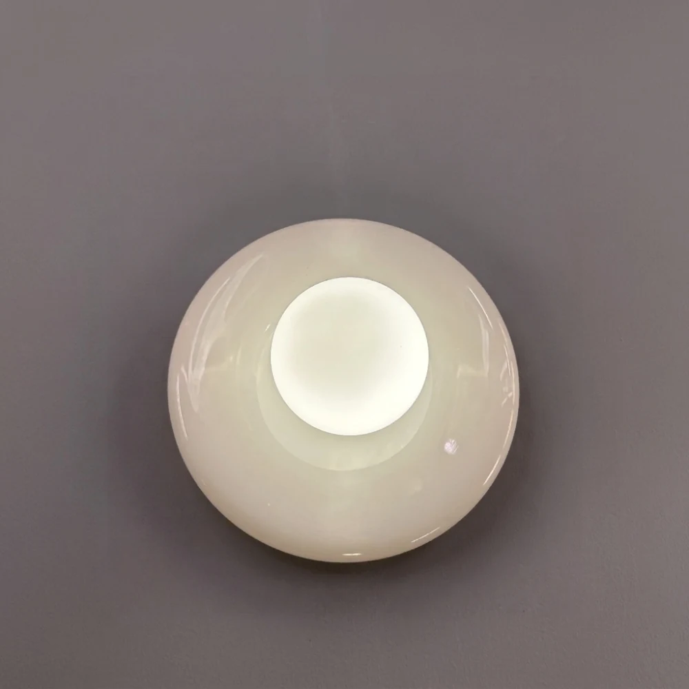 Japandi Natural Stone & Glass Wall Light detail