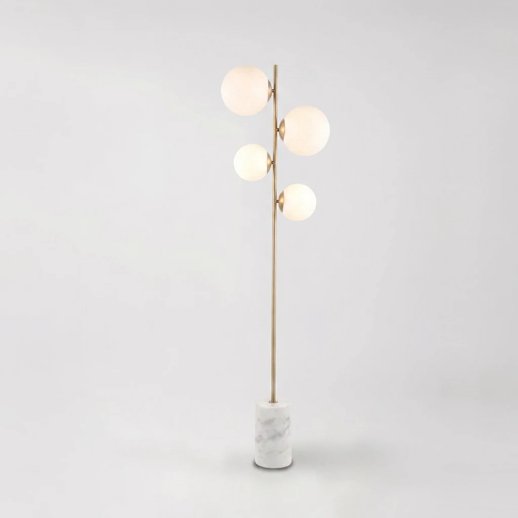 Marble Base Multi-Globe Floor Lamp