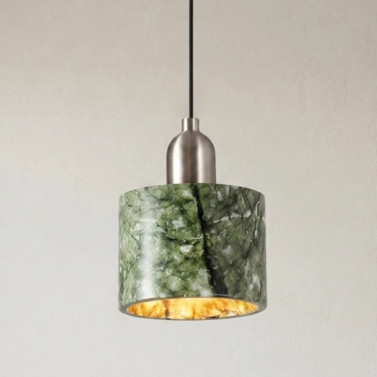 Marble Cylinder Pendant detail