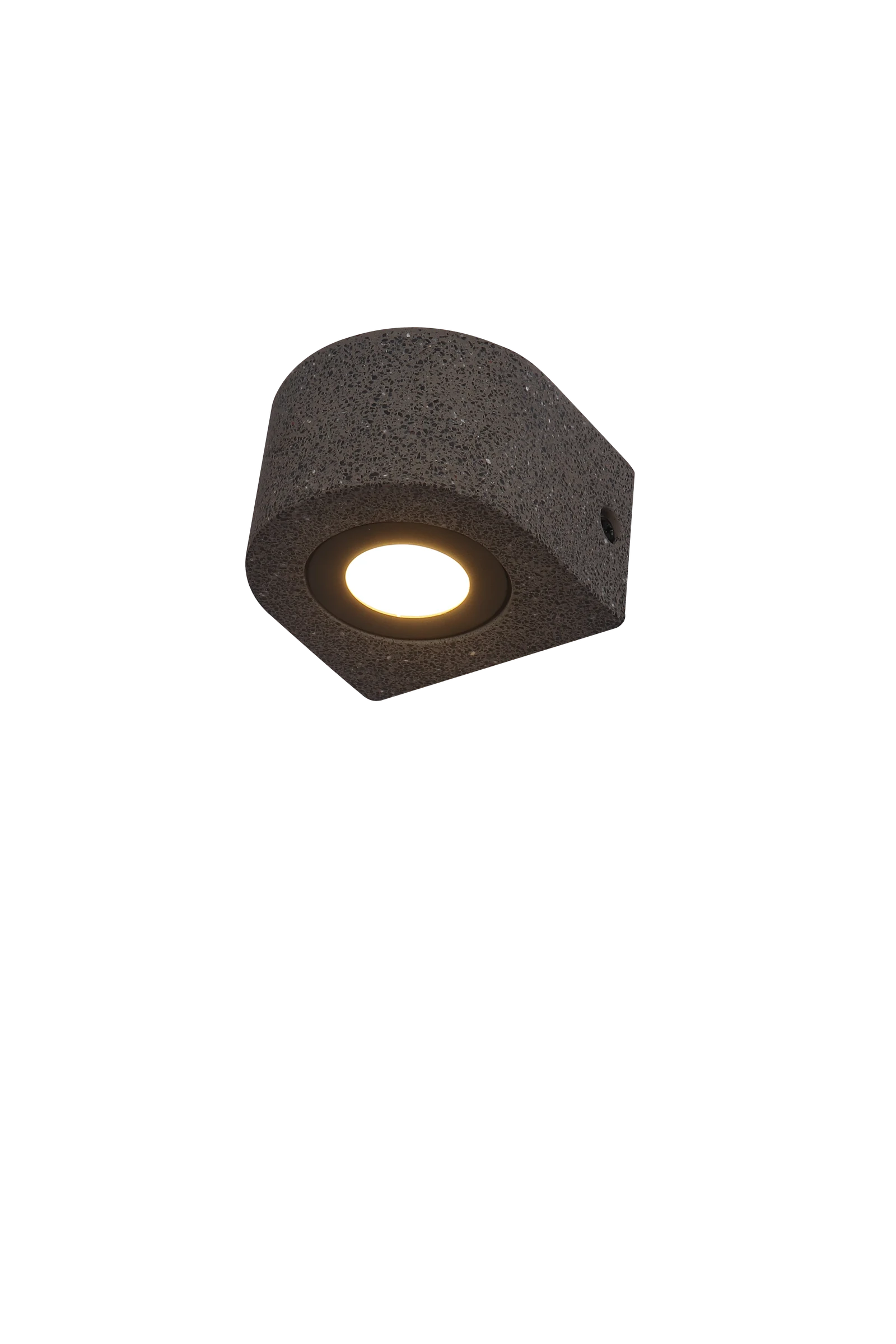 minimalist-cement-disc-wall-lamp detail