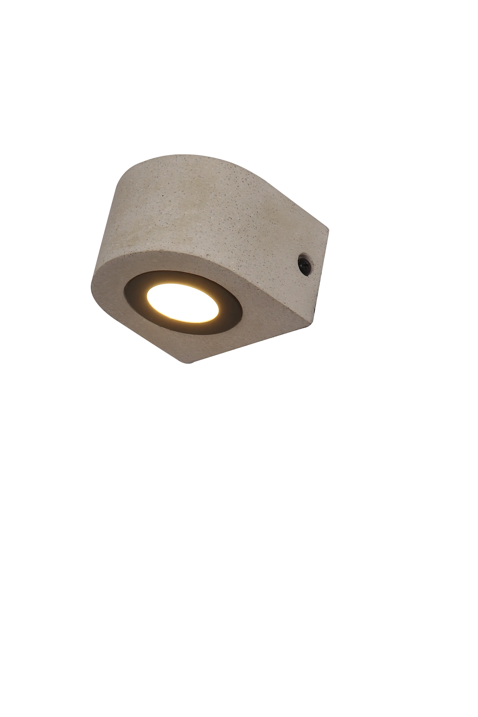 minimalist-cement-disc-wall-lamp detail