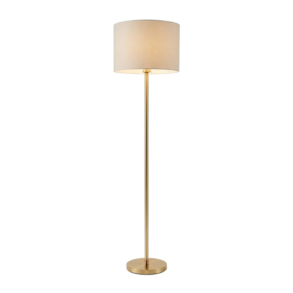Minimalist Drum Shade Floor Lamp detail