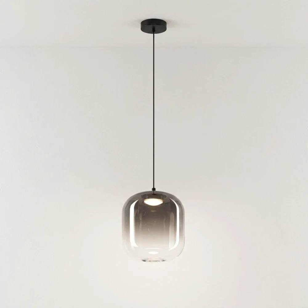 Multi-Light Gradient Glass Pendant Light detail