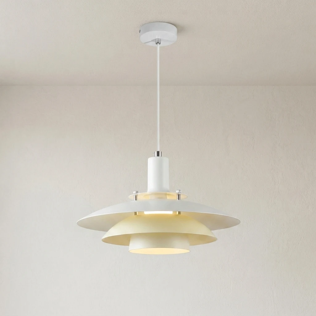 Multi-Tiered Shade Pendant Light