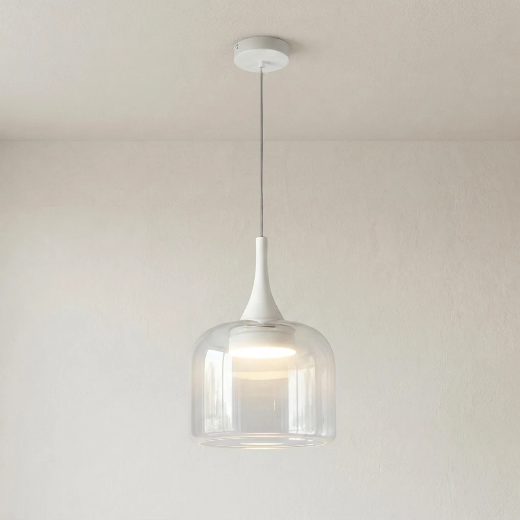 Ombre Glass Pendant Light detail