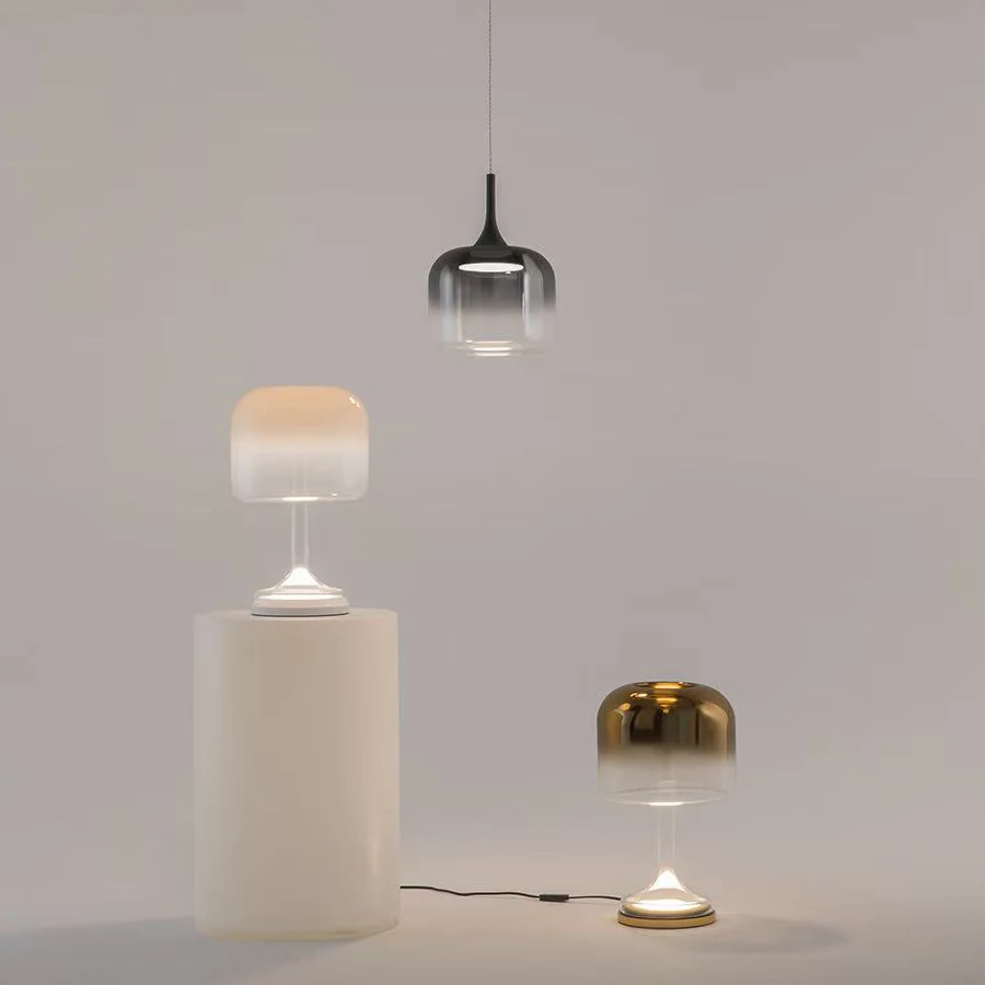 Ombre Glass Pendant Light detail