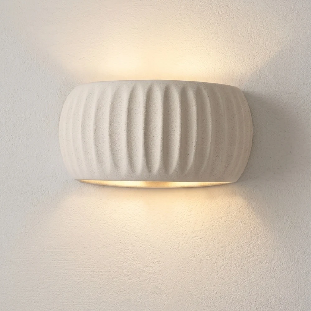 ribbed-concrete-wall-sconce