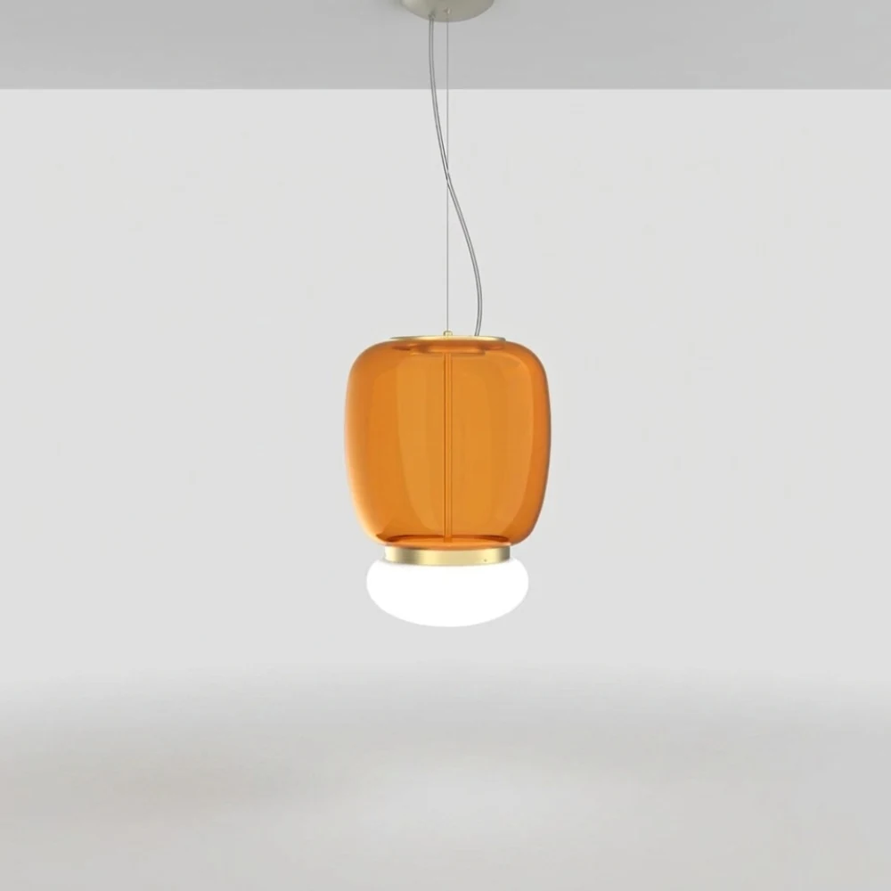 Vistosi Style Glass Pendant Light detail