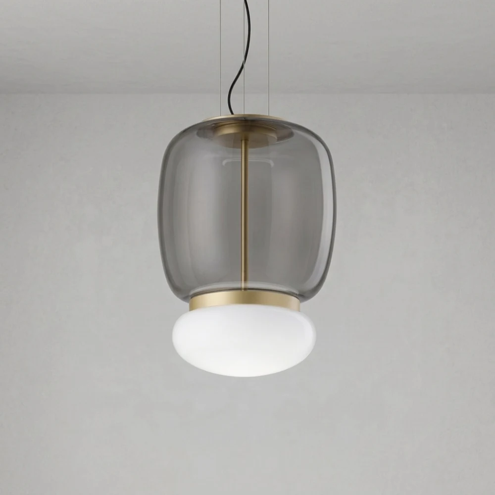 Vistosi Style Glass Pendant Light detail