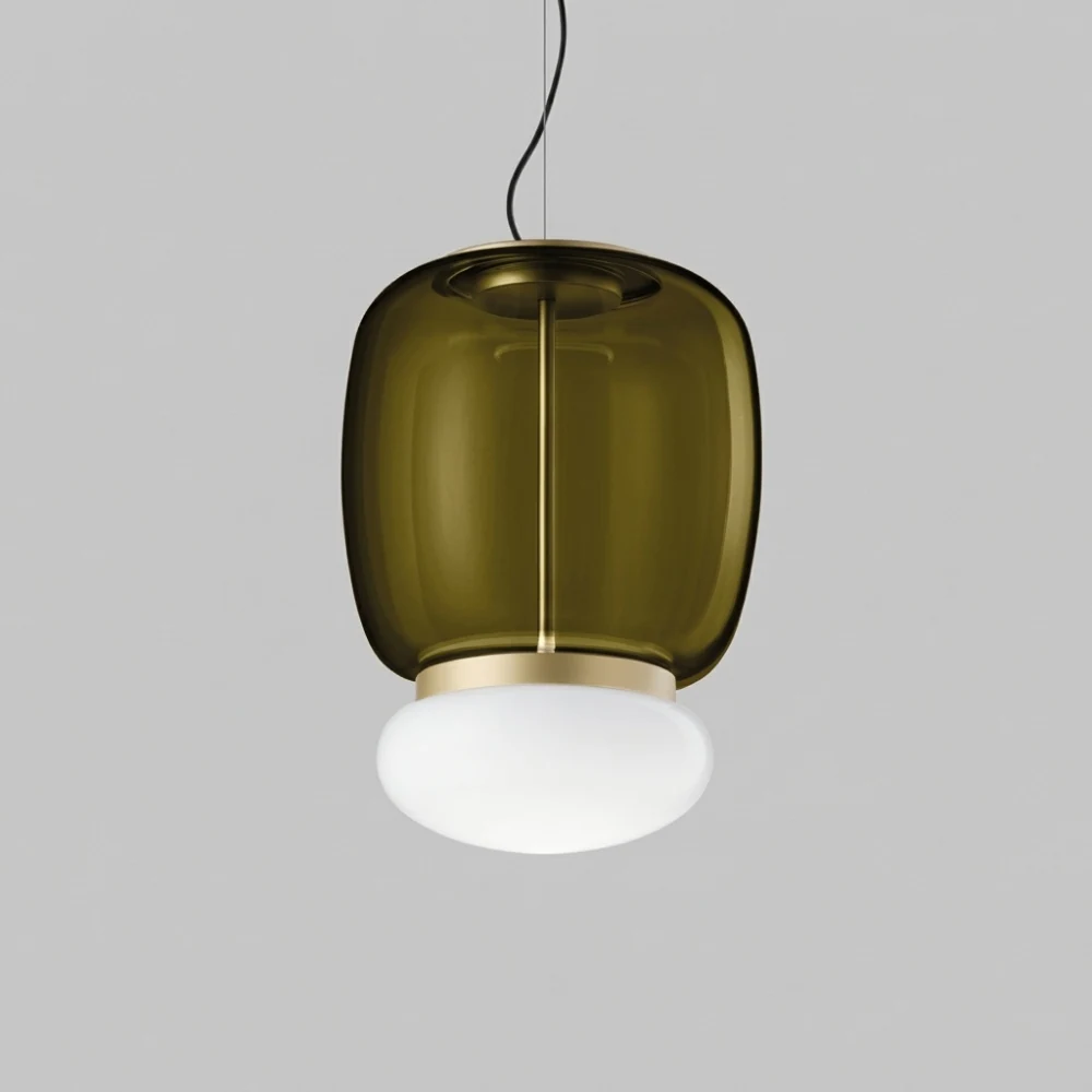 Vistosi Style Glass Pendant Light detail