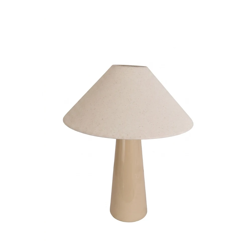 Wooden Pillar Shade Table Lamp detail