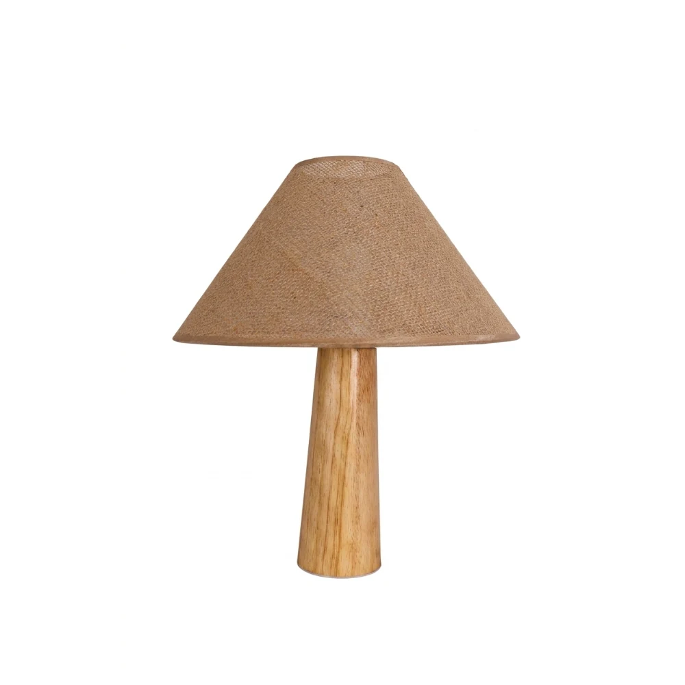 Wooden Pillar Shade Table Lamp detail