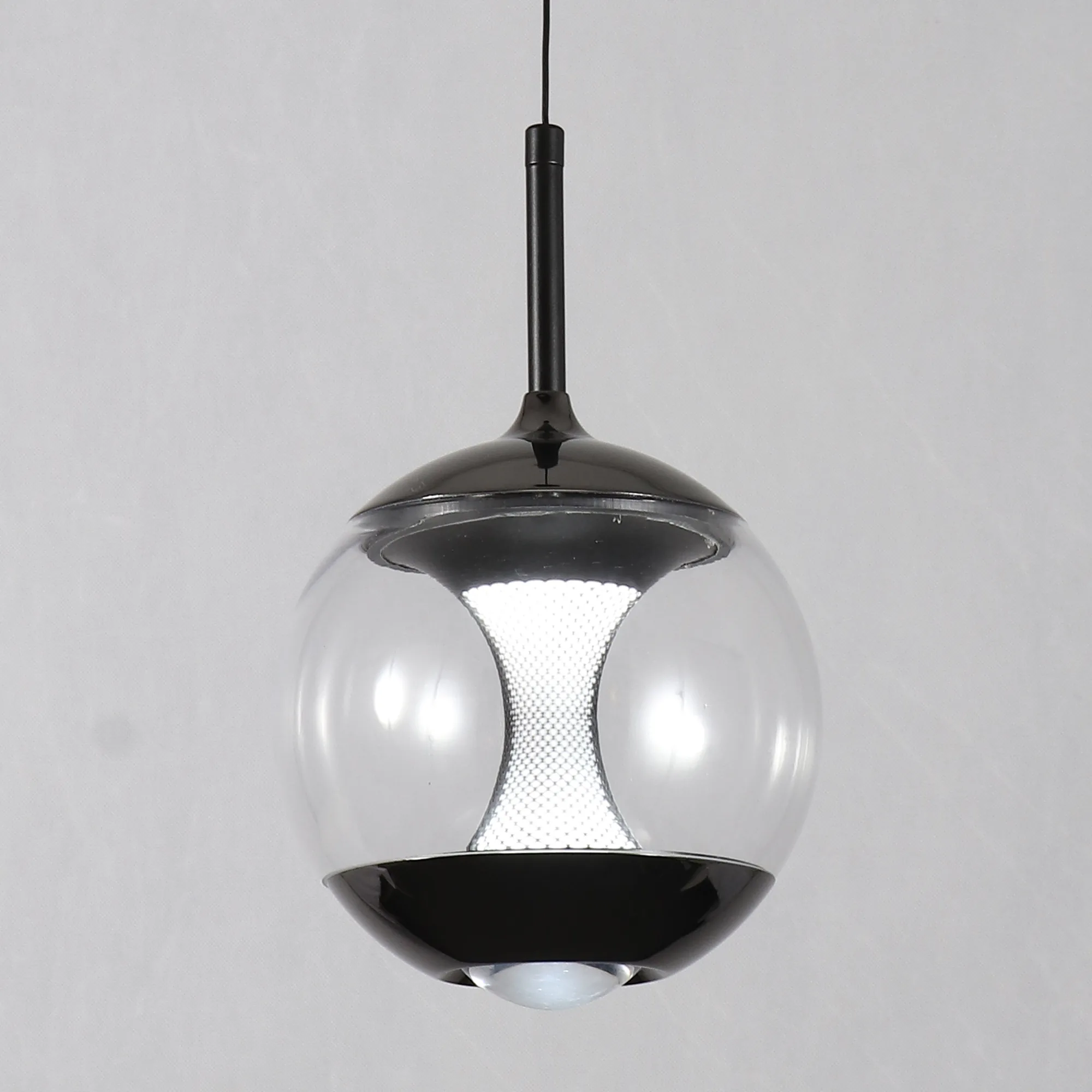 Modern Minimalist Dual-Layer and Organic Shape de vidrio Lámpara colgante detail view 3