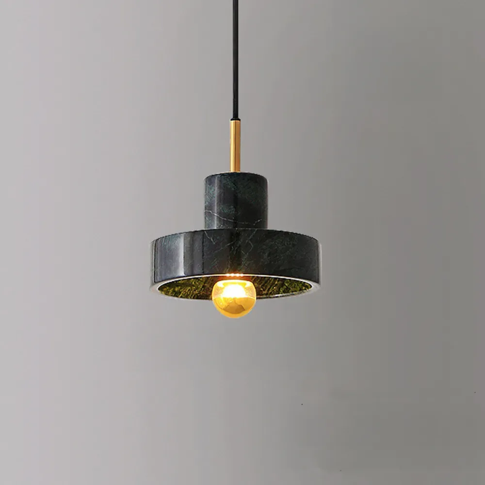 Modern Minimalist Tiered Marble Pendant Light Collection detail view 4