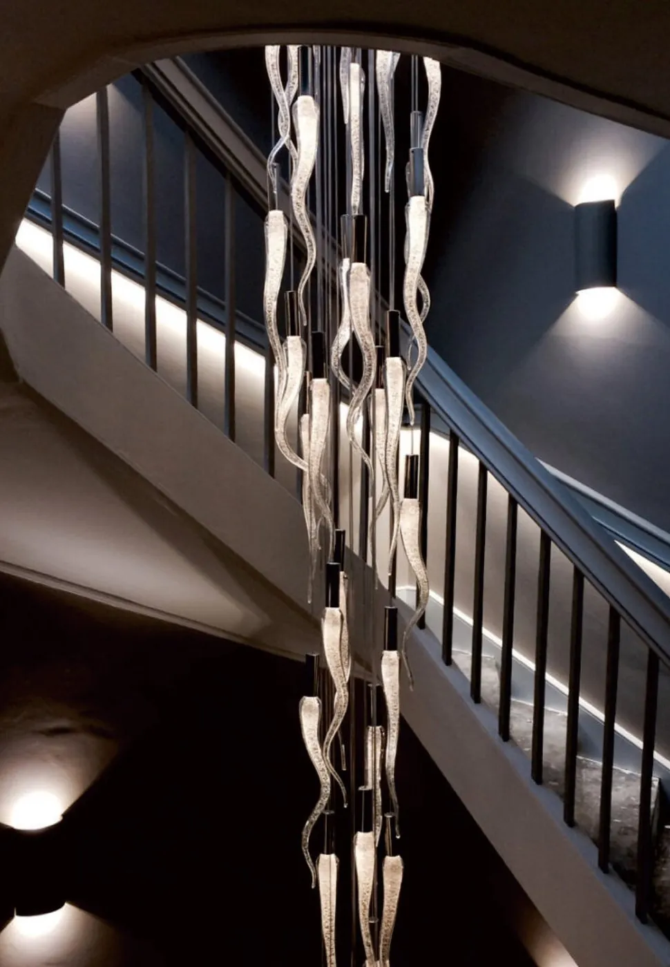 Cambodia Staircase Ribbon Light