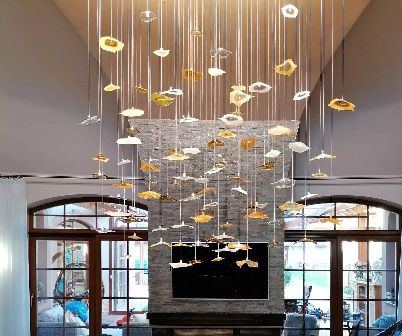 Cambodia Leaf Chandelier