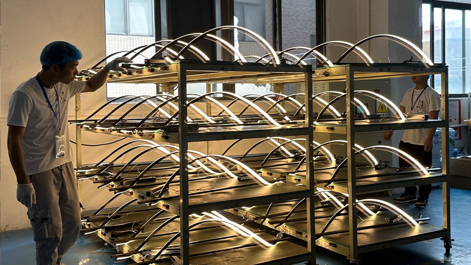 Workshop Update: LED Lighting Test Before Export Packing