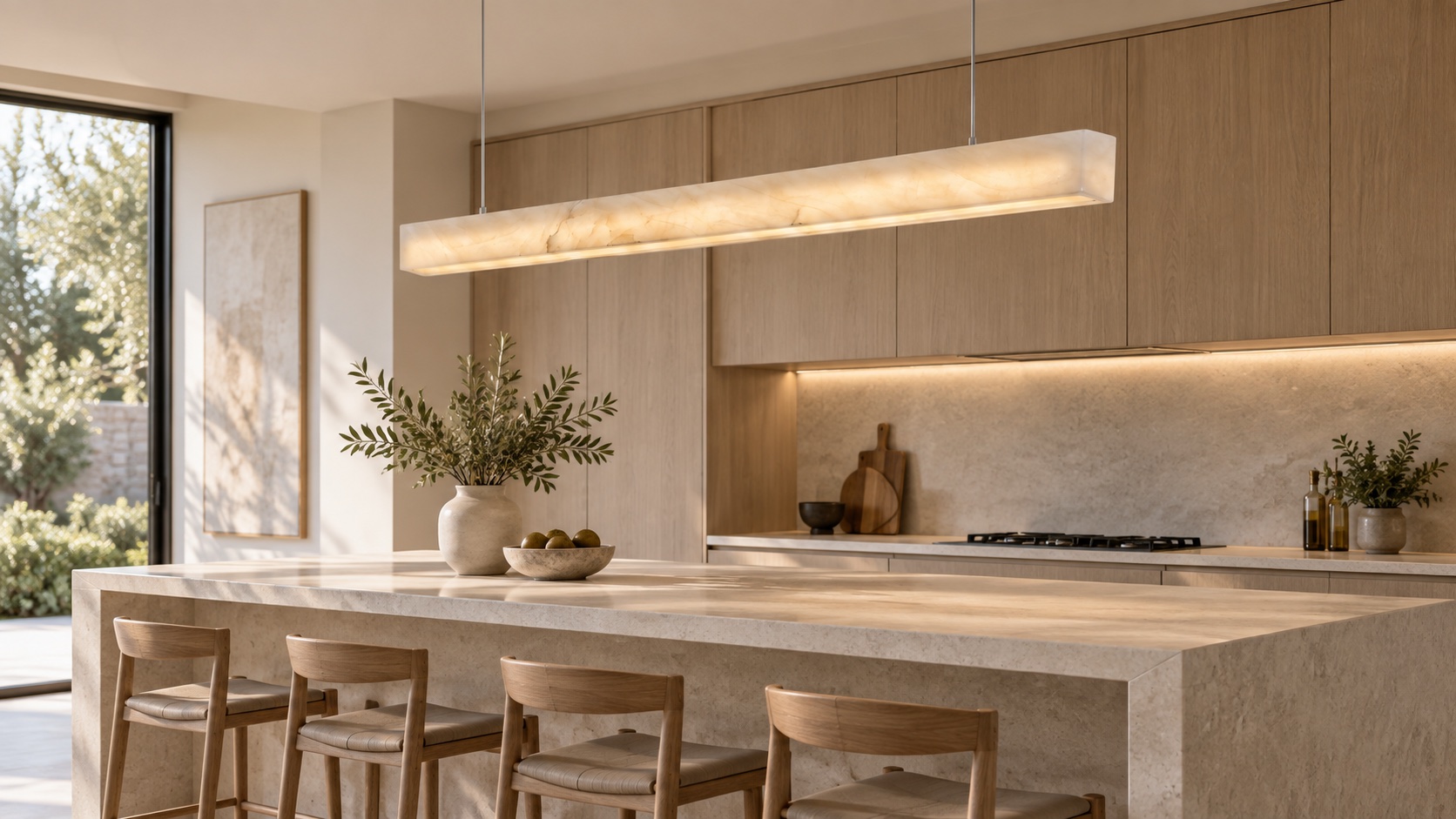Alabaster Pendant Lights for Kitchen Islands: Size, Height & Buying Guide