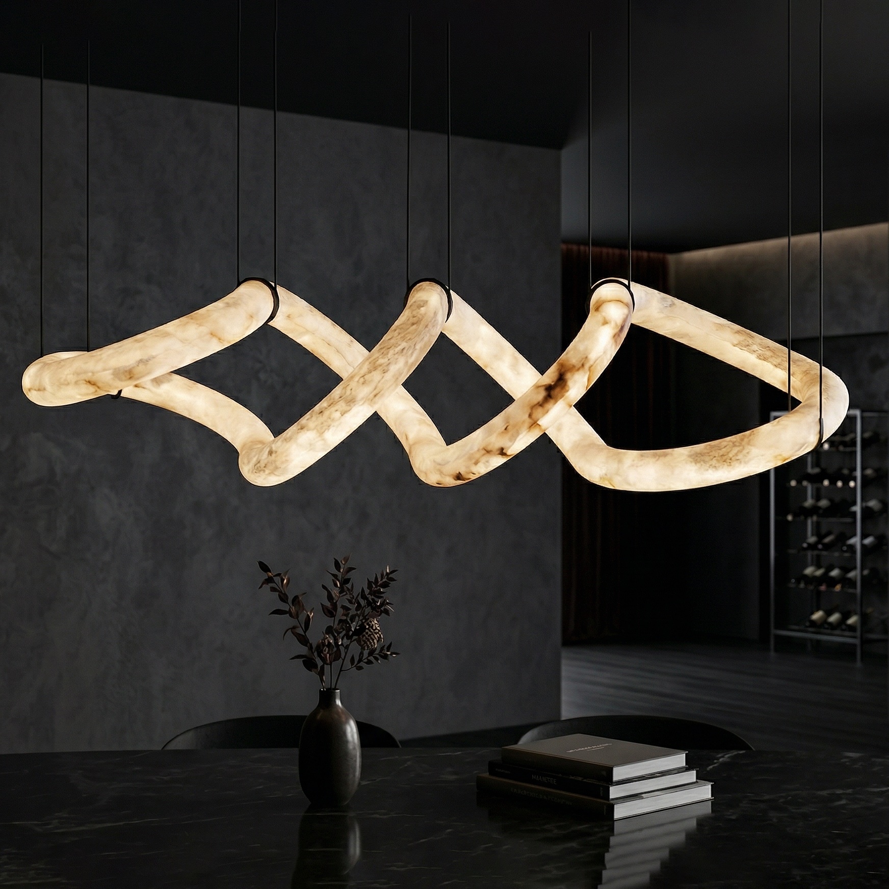 Custom Onyx Chandelier for USA Projects