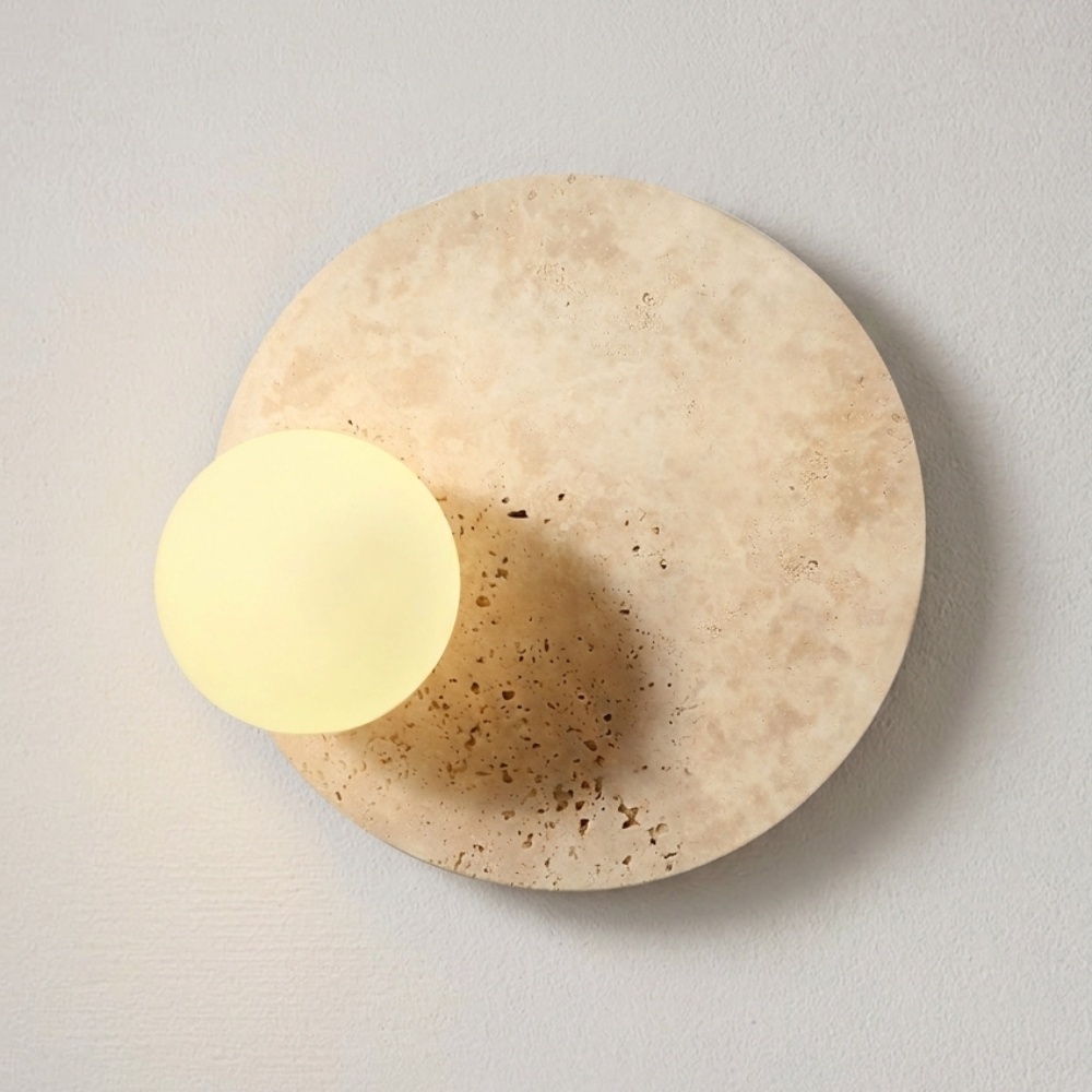 Lujo costero en Sídney: armonizar mobiliario biofílico con iluminación de travertino y vidrio con burbujas